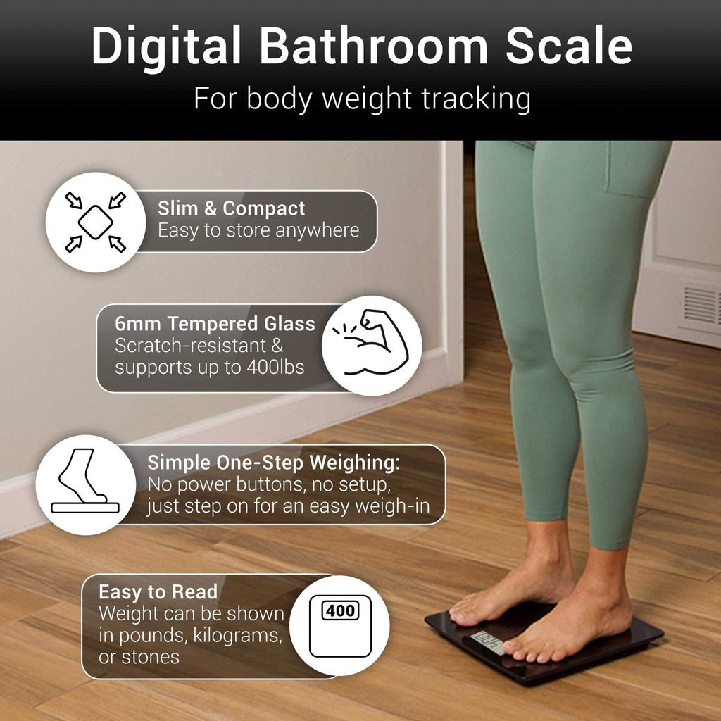 Bathroom Scale - Black