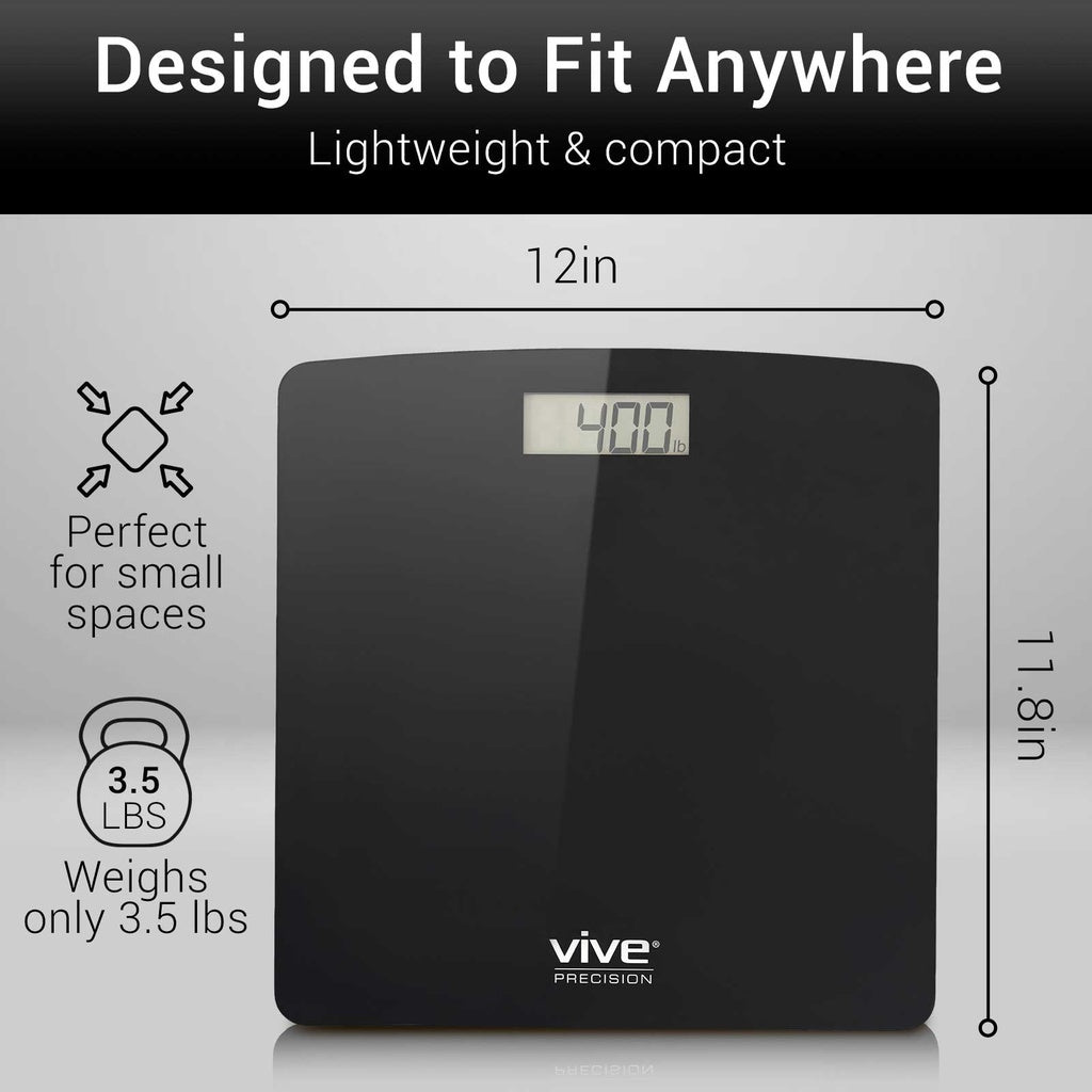 Bathroom Scale - Black