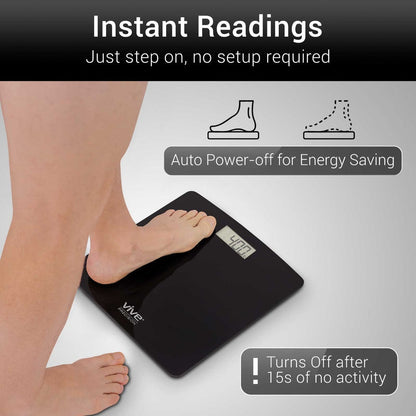 Bathroom Scale - Black
