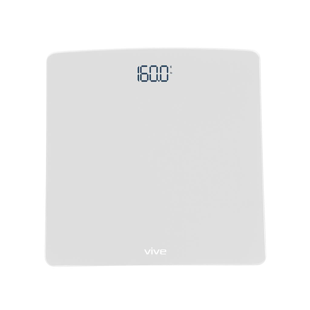 Digital Scale Compatible with Smart Devices - White