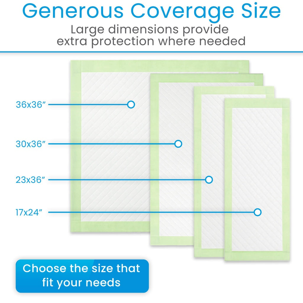 Disposable Absorbent Underpads In Multiple Sizes And Grades - Wound Care & Infection Control