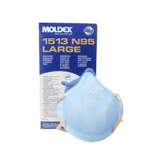 Moldex 1513 N95 Particulate Surgical Masks Large, 20 Per Box