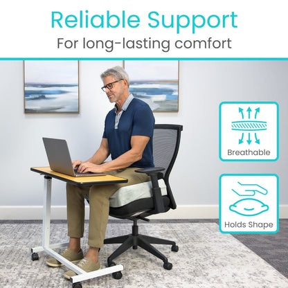 Easy-Rise Chair Cushion With Non-Slip Support - Bathroom Safety & Daily Living