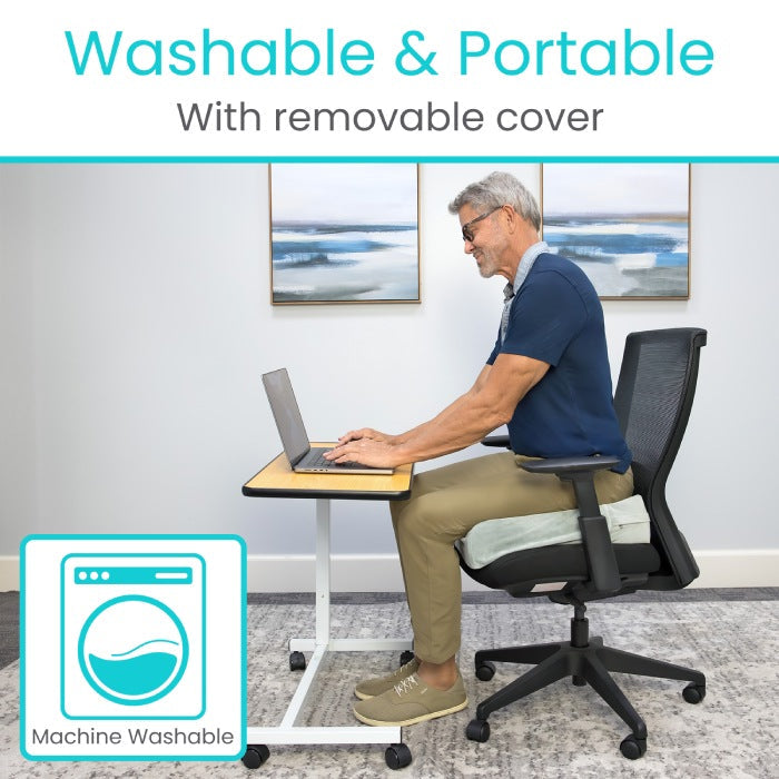 Easy-Rise Chair Cushion With Non-Slip Support - Bathroom Safety & Daily Living