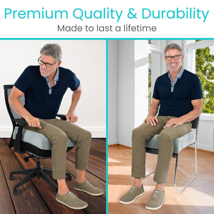 Easy-Rise Chair Cushion With Non-Slip Support - Bathroom Safety & Daily Living