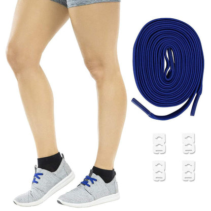 Elastic Shoe Laces - Blue