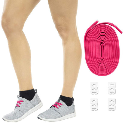 Elastic Shoe Laces - Pink