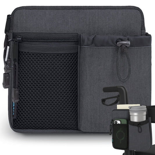 Ergonomic Rollator Storage Bag With Water-Resistant Material - Mobility & Transfer Equipment