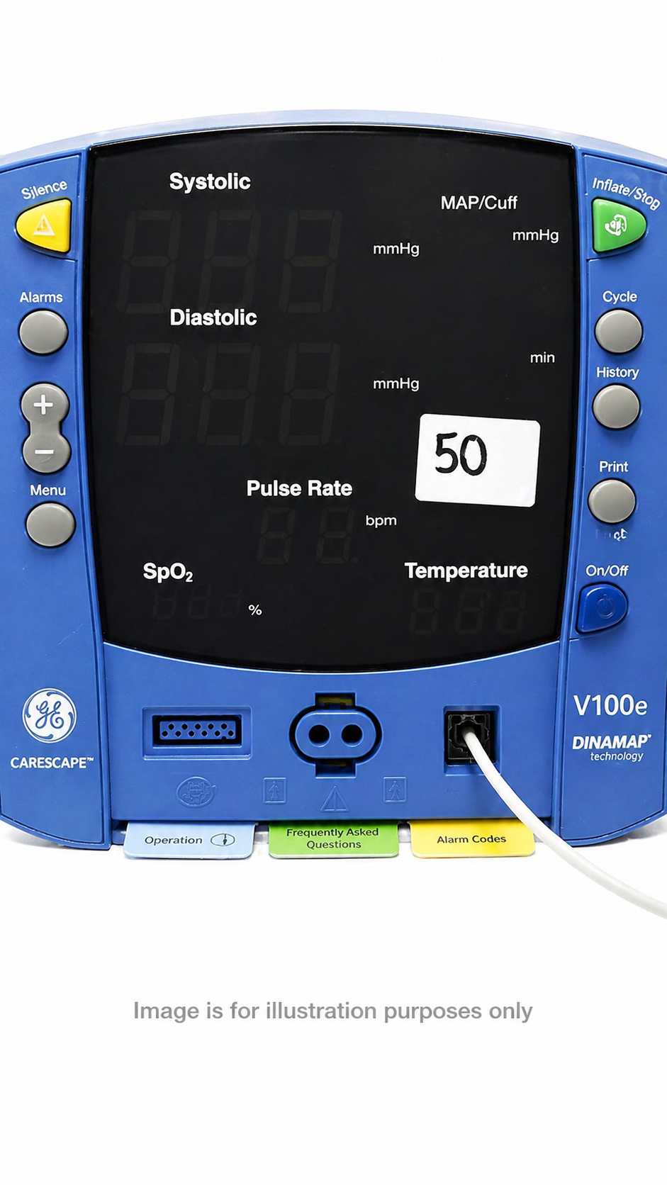 GE Healthcare V100 Patient/Vital Signs Monitor - Pre-Owned
