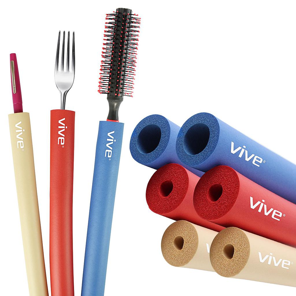 Foam Grip Tubing Assistive Utensil Handle Enlargers - Adaptive Grip Aid