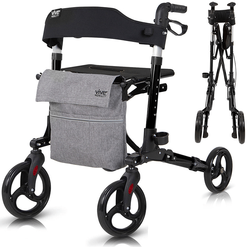 SunStride Rollator Walker - Black