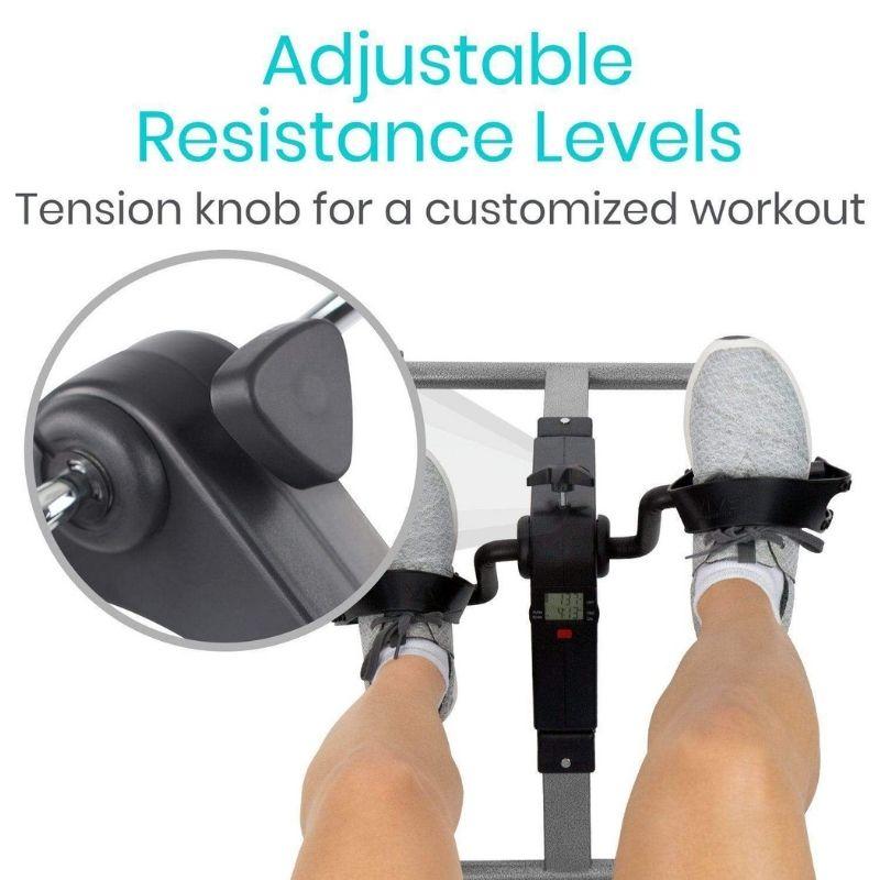 Folding Pedal Exerciser - Silver Vein