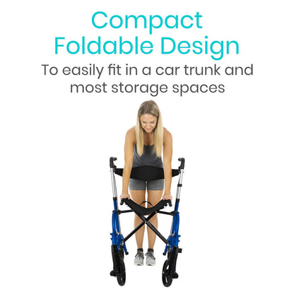 Wheelchair Rollator - Blue