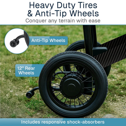 Carbon Crossover Power Wheelchair