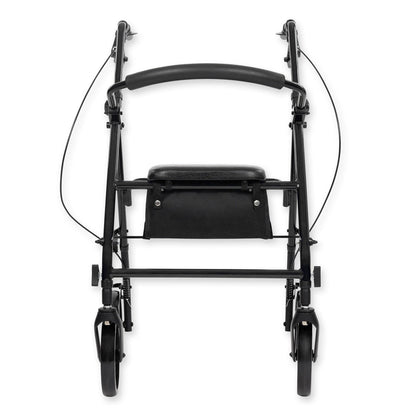 Folding Core Rollator Walker With 8-Inch Wheels And Seat - Mobility & Transfer Equipment