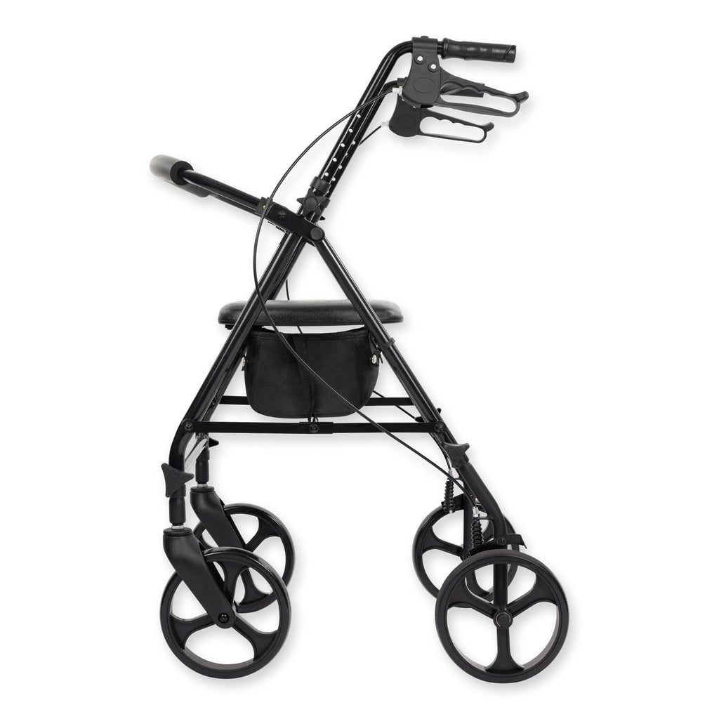 Folding Core Rollator Walker With 8-Inch Wheels And Seat - Mobility & Transfer Equipment