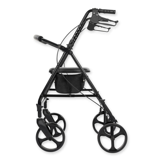 Folding Core Rollator Walker With 8-Inch Wheels And Seat - Mobility & Transfer Equipment