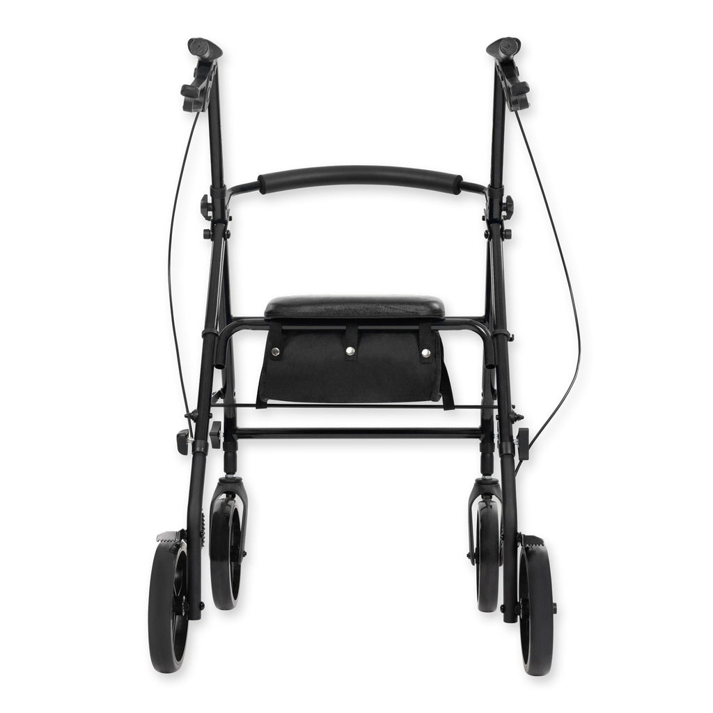 Folding Core Rollator Walker With 8-Inch Wheels And Seat - Mobility & Transfer Equipment