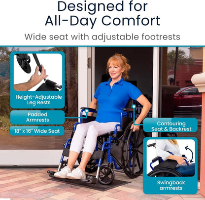 Core Wheelchair K1 (16’’-18’’-20’’ 300 lbs)