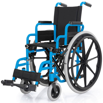 Folding Pediatric Wheelchair With 14-Inch Seat And 150-lb Capacity - 14’’ - Mobility & Transfer Equipment