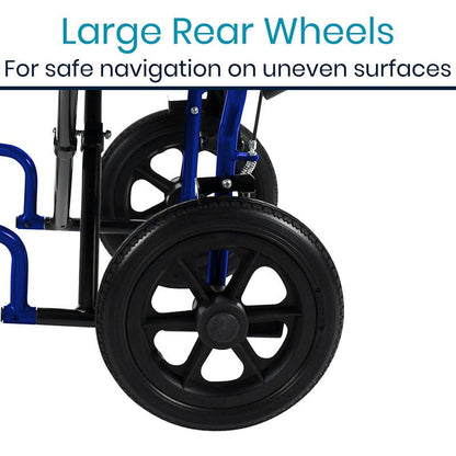 Transport Wheelchair (19’’ 300 lbs)