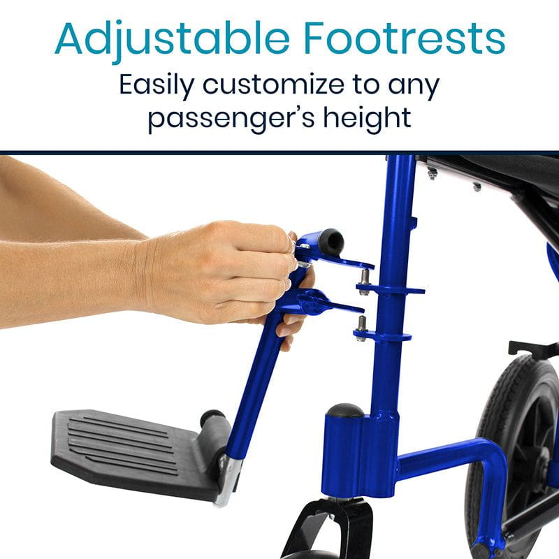 Transport Wheelchair (19’’ 300 lbs)
