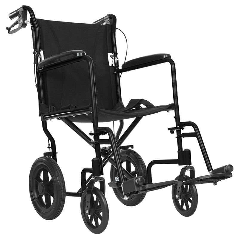 Transport Wheelchair (19’’ 300 lbs) - Black