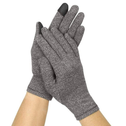 Full Finger Arthritis Gloves - Medium / Grey
