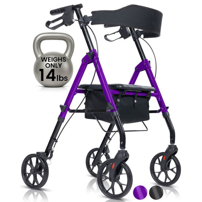 CustomFit Rollator - Purple