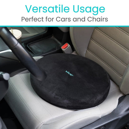 Gel Swivel Seat Cushion With Rotating Base - Bathroom Safety & Daily Living