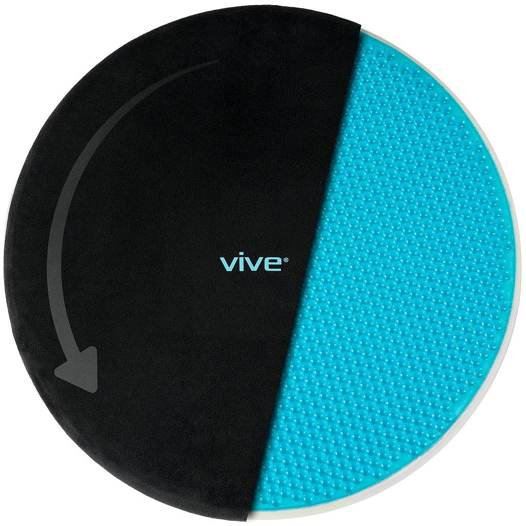 Gel Swivel Seat Cushion With Rotating Base - Bathroom Safety & Daily Living