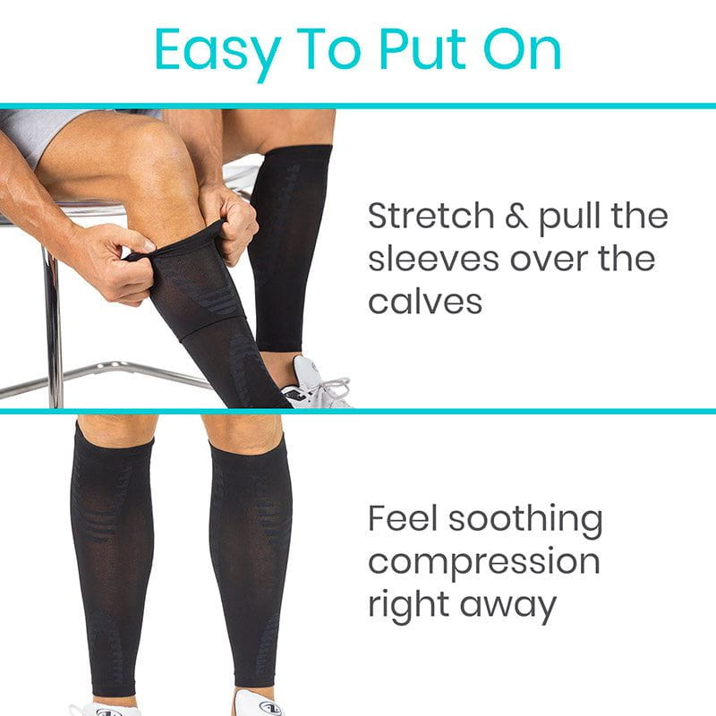 Calf Compression Sleeve Black