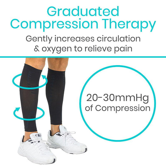 Calf Compression Sleeve Black