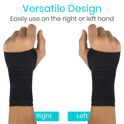 Wrist Compression Sleeve Black