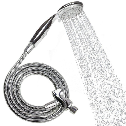 Handheld Shower Head With Long Hose Multiple Spray Settings - Handheld Shower Head