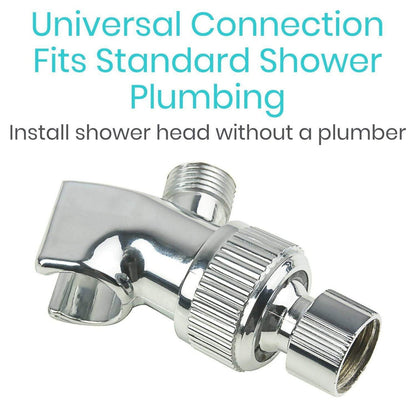 Handheld Shower Head With Long Hose Multiple Spray Settings - Handheld Shower Head