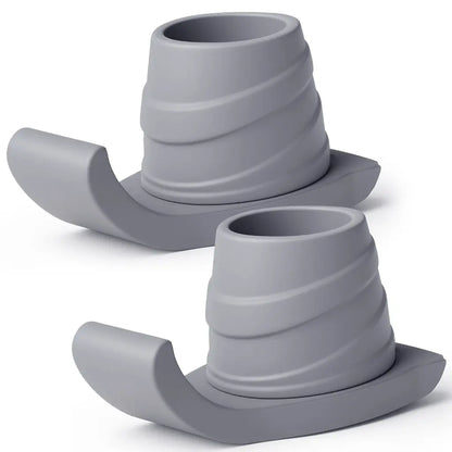 Walker Ski Glides Heavy Duty - Grey / 2 Pack