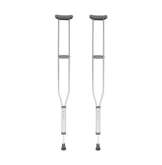 Height-Adjustable Underarm Crutches With Padded Grips - Mobility & Transfer Equipment