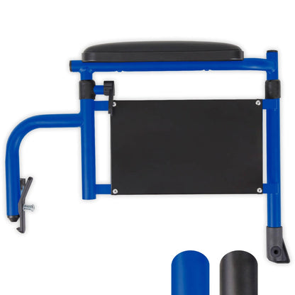 Height-Adjustable Wheelchair Armrests, Pair With Padded Supports - Blue / K1 - Mobility & Transfer Equipment