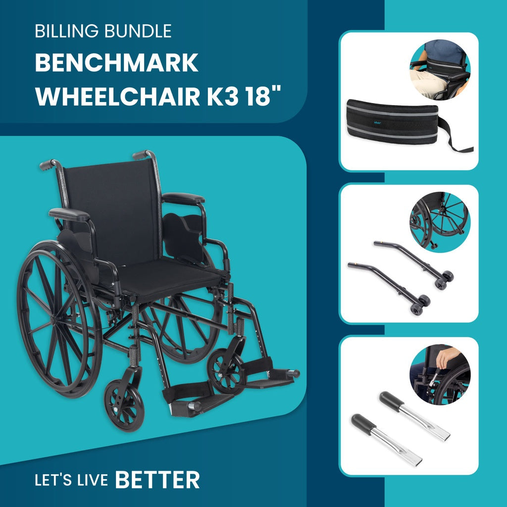 Billing Bundle Benchmark Wheelchair K3 18’’
