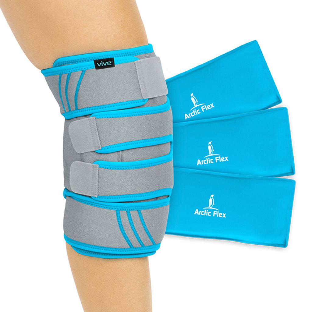 Knee Ice Wrap - Grey