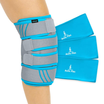 Knee Ice Wrap - Grey
