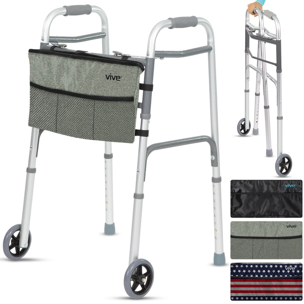Folding Walker - Grey