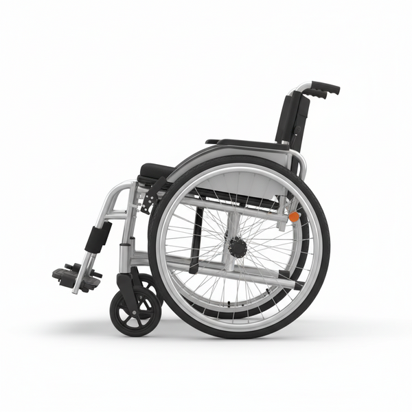 Lightweight folding wheelchair