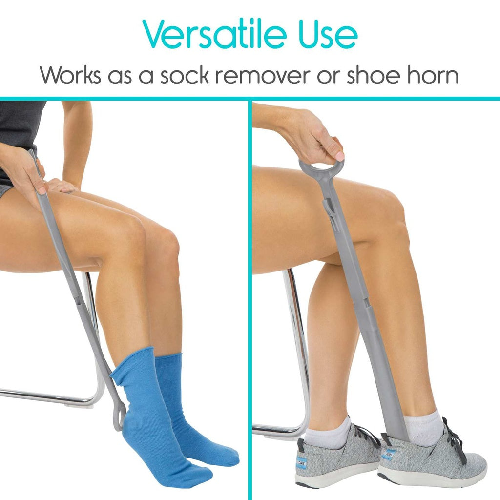 Shoehorn with Sock Remover 23’’