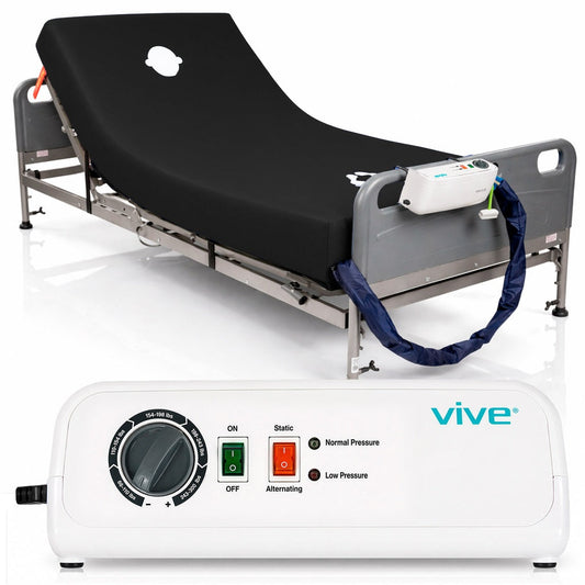 Low-Air-Loss 8-Inch Alternating-Pressure Mattress With Pump - Hospital Beds & Accessories