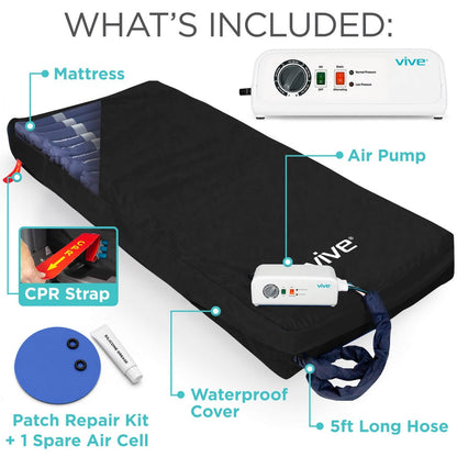 Low-Air-Loss 8-Inch Alternating-Pressure Mattress With Pump - Hospital Beds & Accessories