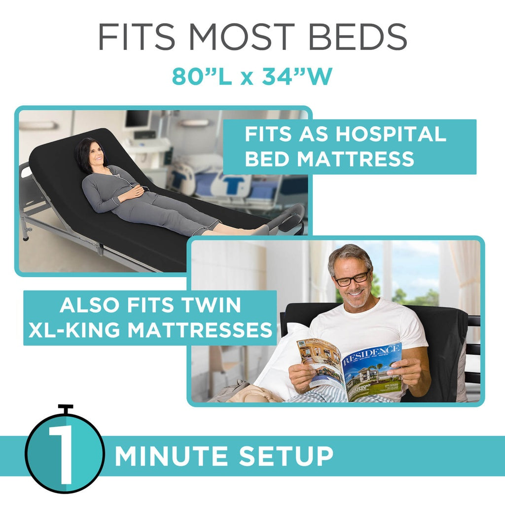 Low-Air-Loss 8-Inch Alternating-Pressure Mattress With Pump - Hospital Beds & Accessories