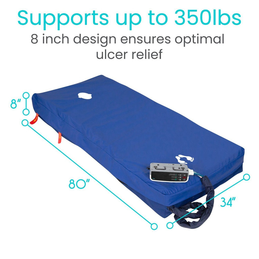 Low Air Loss Alternating Pressure Mattress 8’’ Pro
