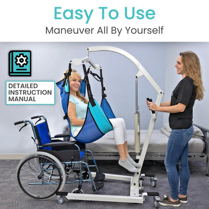 Hydraulic Patient Lift With Sling